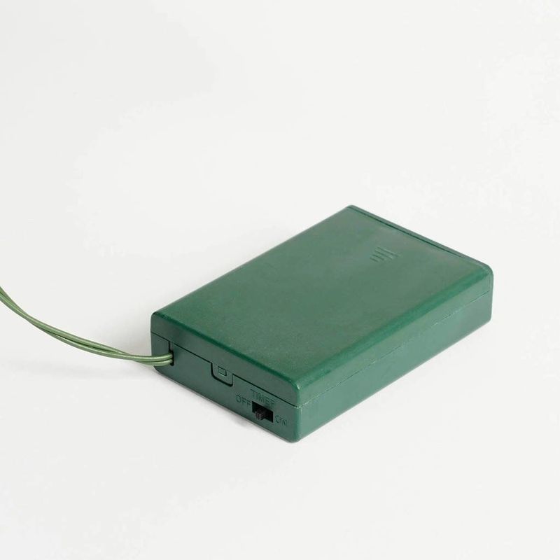 Black Box Trees - Creston - Kunstkerstboom - Groen Frosted - H90 x Ø50 cm - Met LED Verlichting