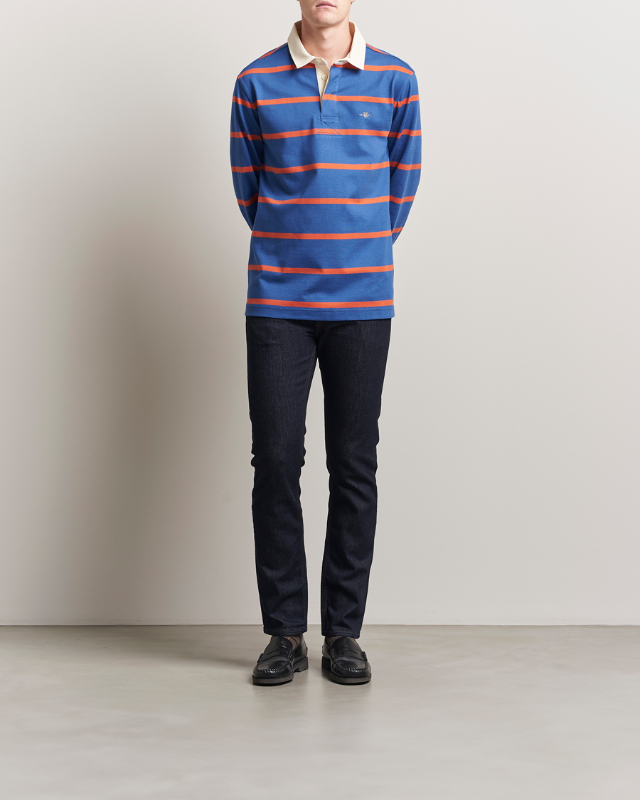 GANT Thin Stripe Heavy Rugger Rich Blue