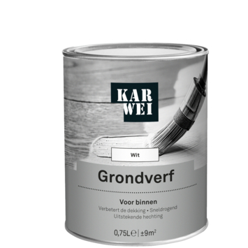 KARWEI grondverf voor binnen wit 750 ml