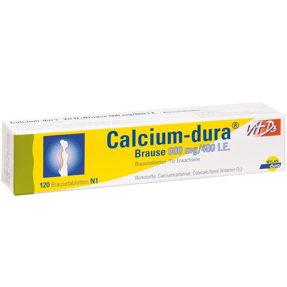 Calcium-dura® Vit D3 600 mg/400 I.E. Brausetabletten