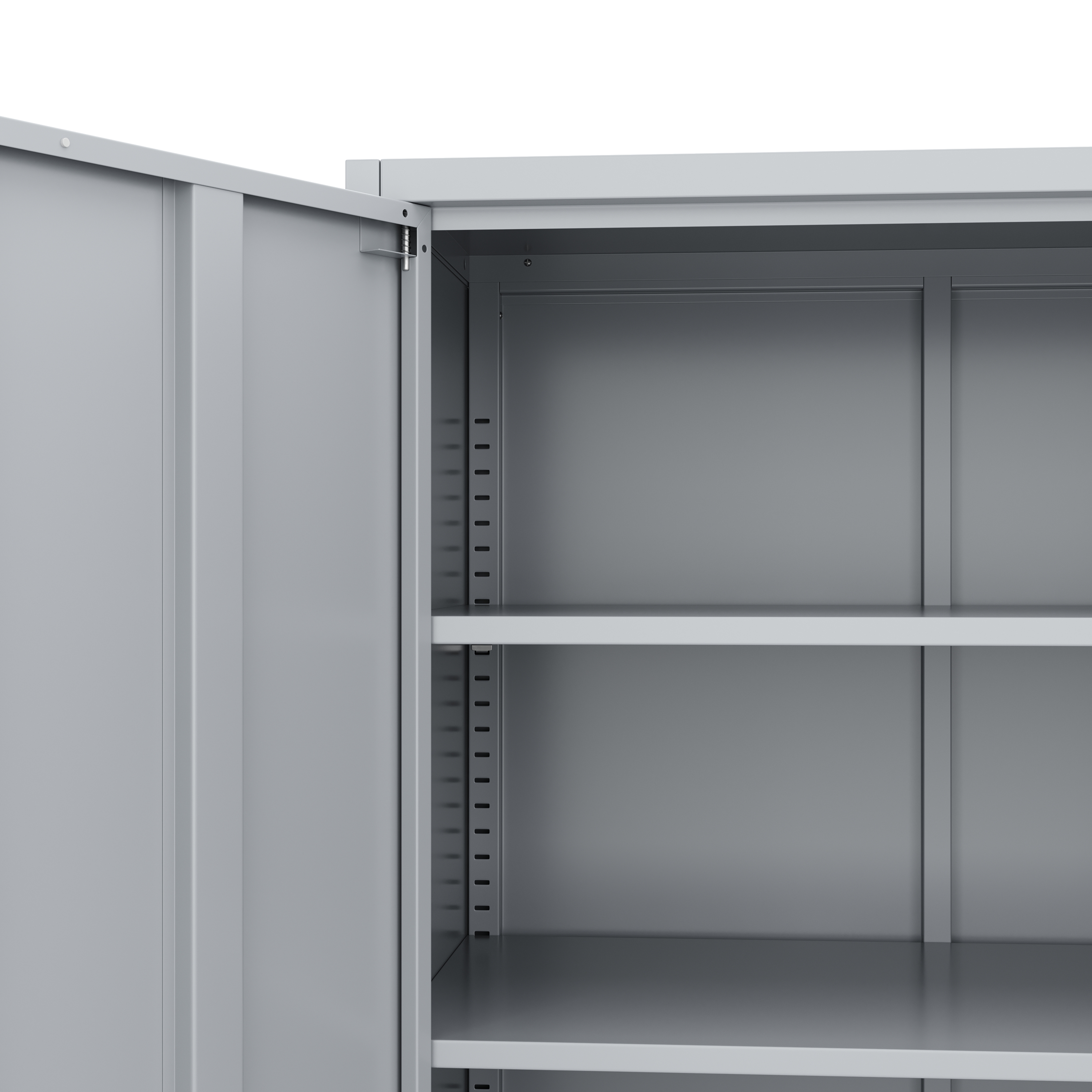 Aktenschrank mit 4 Böden 90 x 140 cm grau