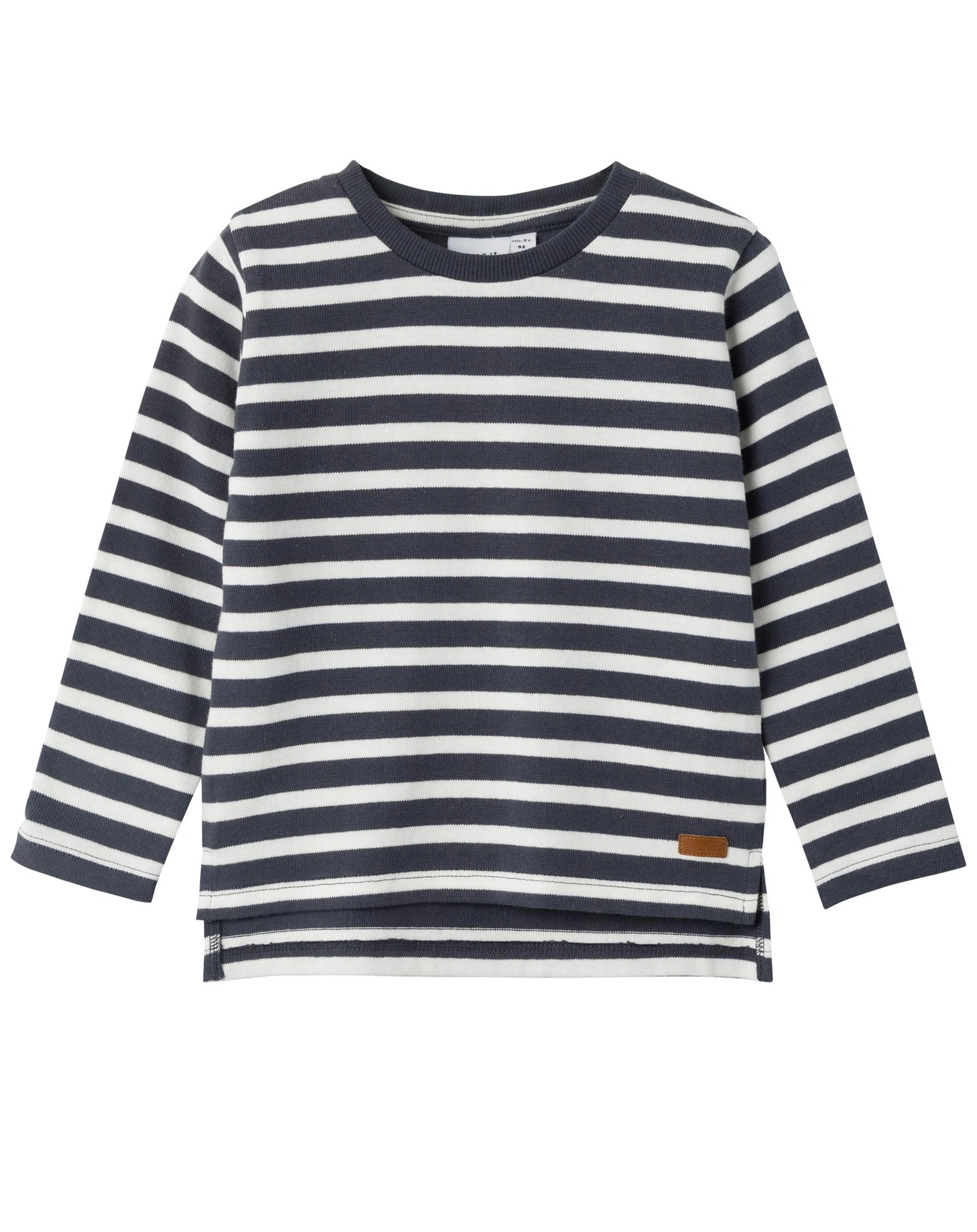 Langarmshirt NMMSALOMON STRIPES in india ink