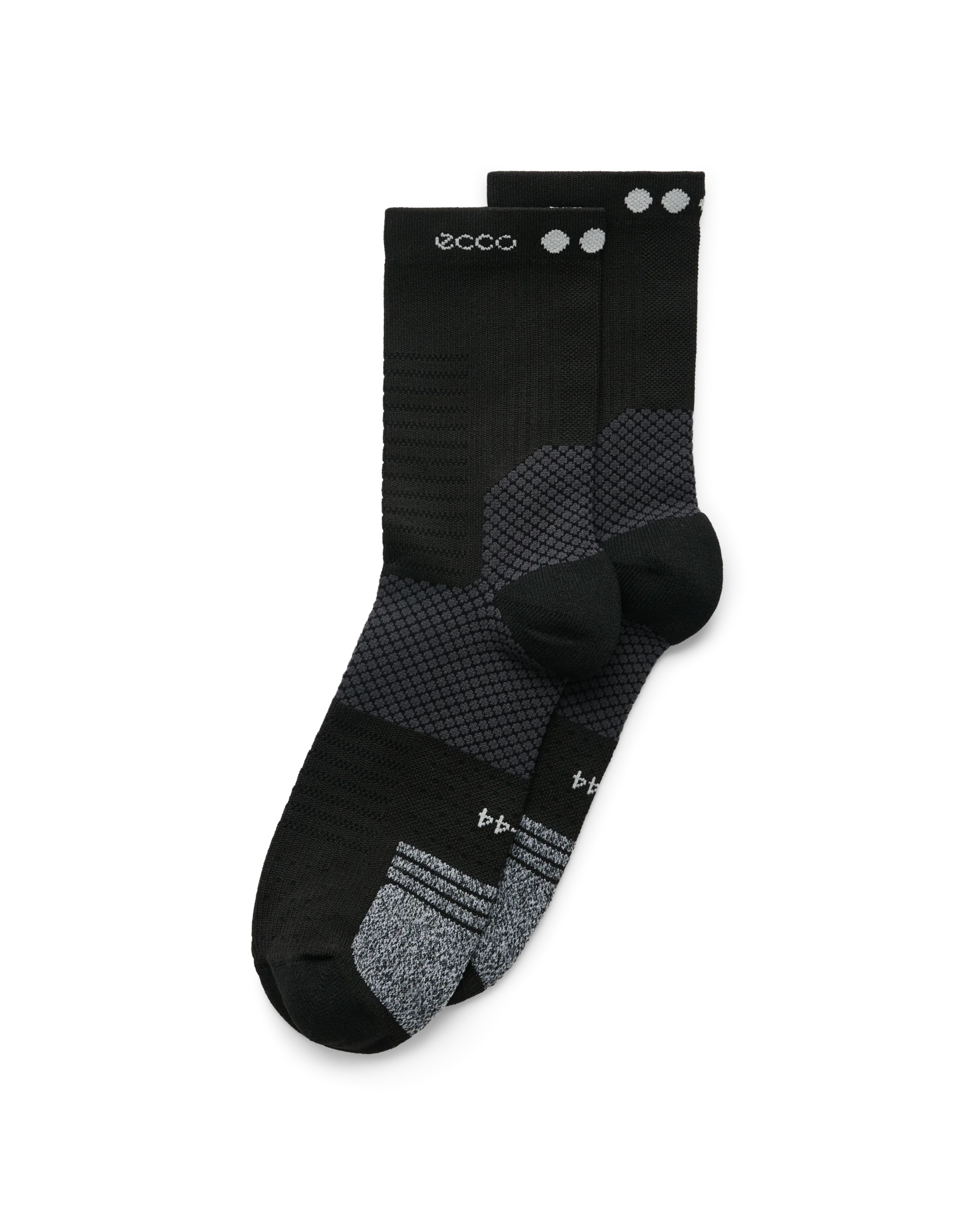 ECCO Tour Lite crew sock Unisex Tennissocken Schwarz