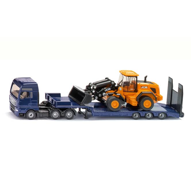 Siku 1790 - MAN LKW mit Tieflader und JCB Radlader