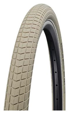 Pneu Schwalbe Big Ben 28'' Tubetype Rigide K-Guard SBC Réfléchissant Crème