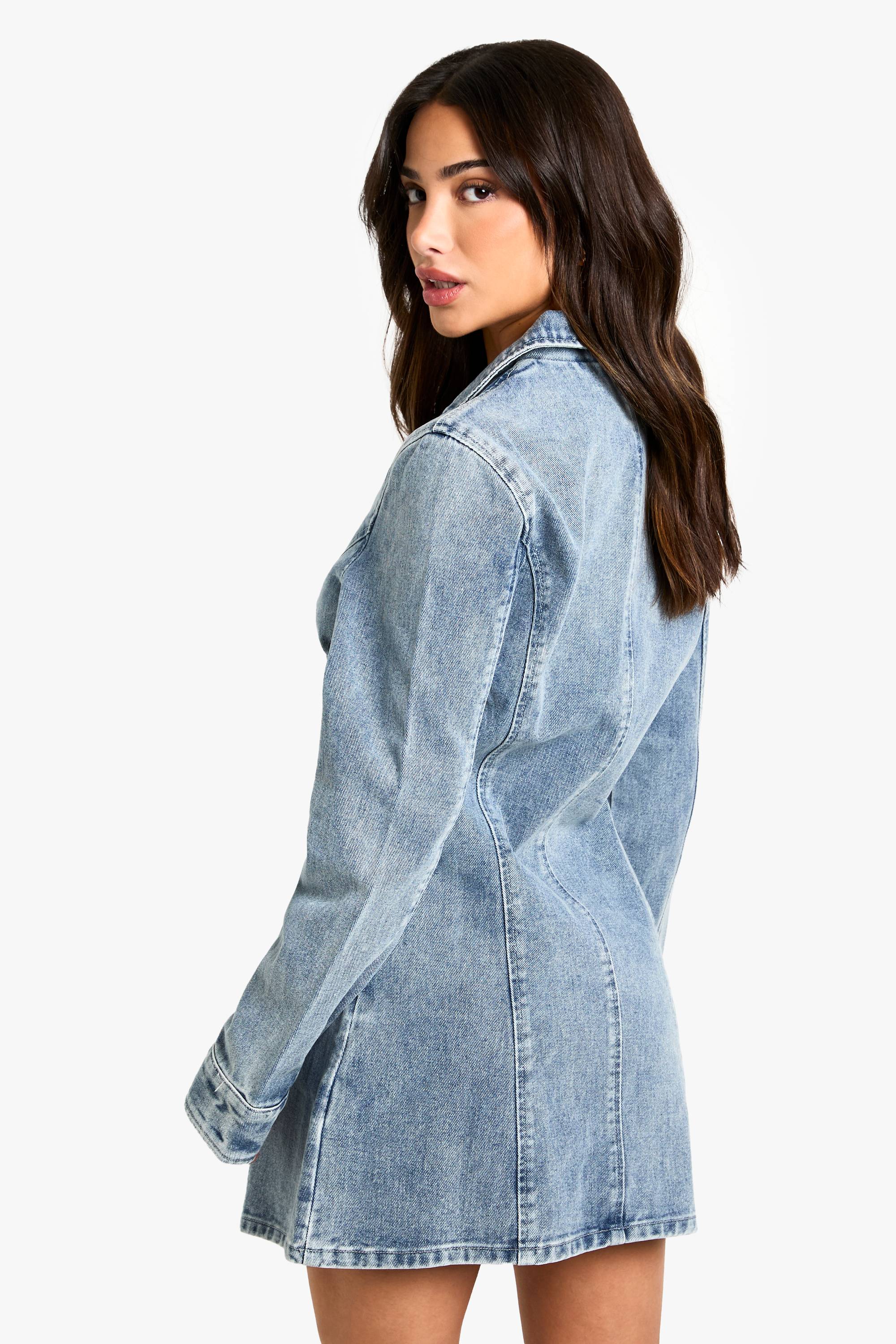 boohoo Petite robe courte à lacets