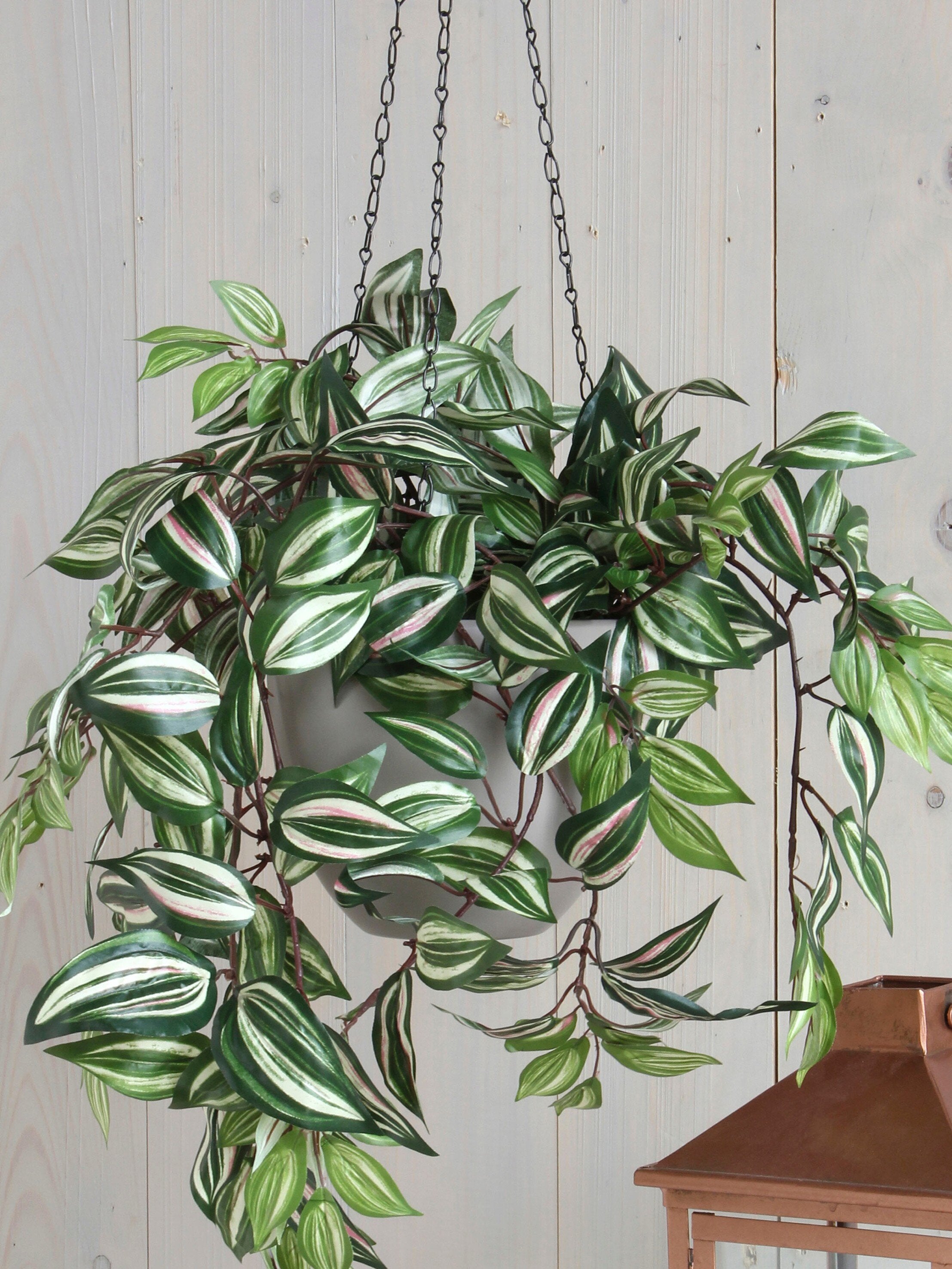 Mica Decorations tradescantia groen in pot Stan maat in cm: 45 x 25