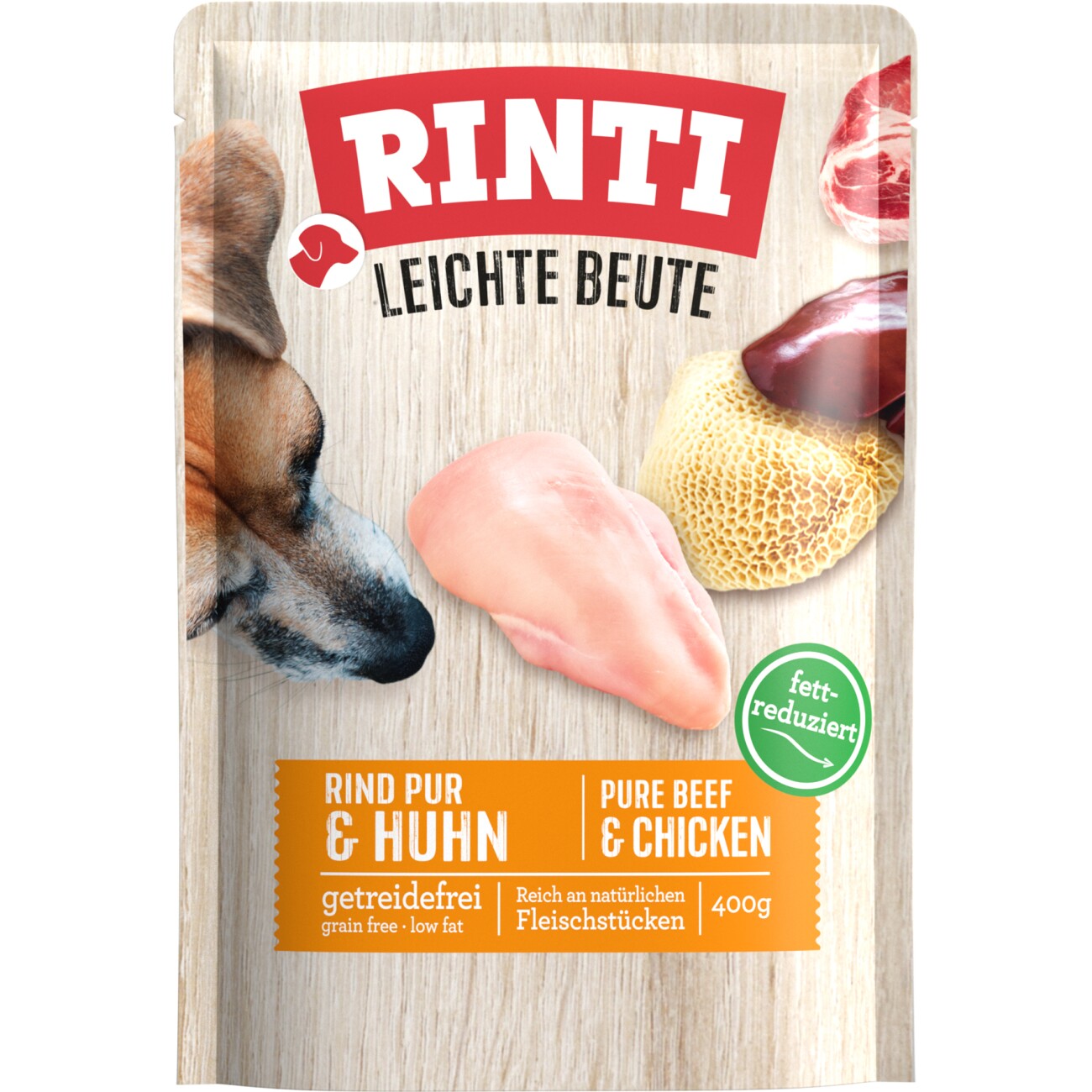 RINTI Leichte Beute 10x400g Rind pur und Huhn