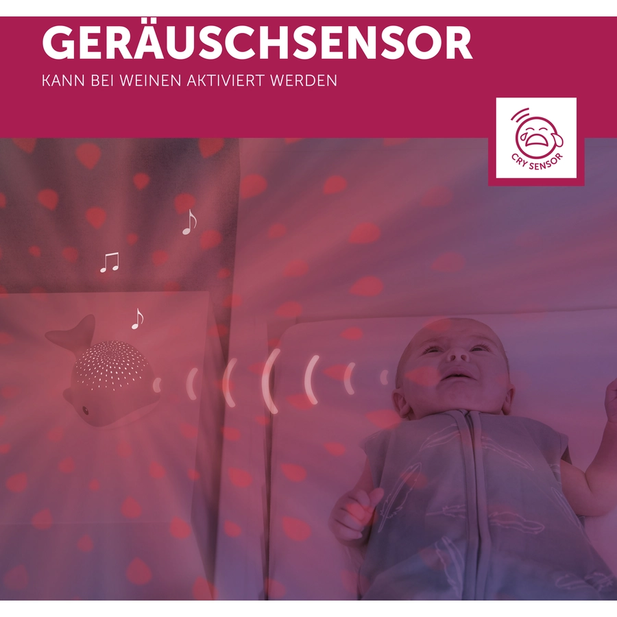 ZAZU Licht Projektor Wally in Rosa