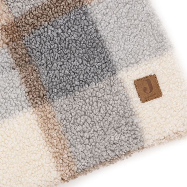 Jollein Check Boucle Boxkleed 100x100cm