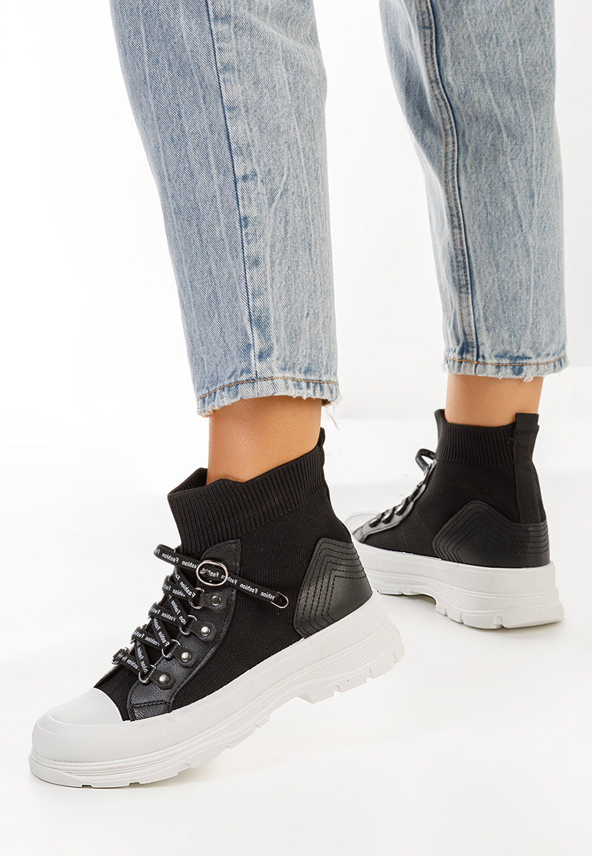 Baskets montantes gris Delvina Ne