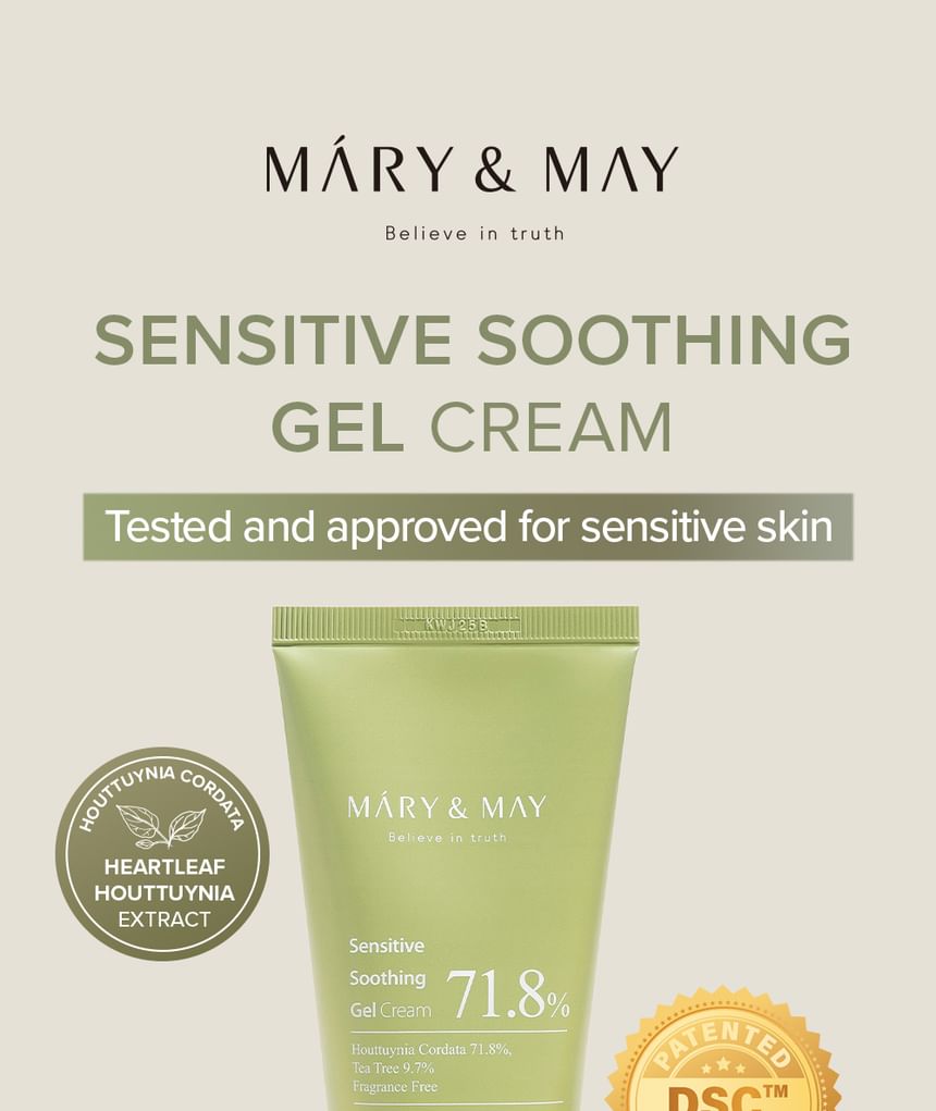Mary&May - Verzachtende Gelcrème + Idebenone Bramencrème Duoset