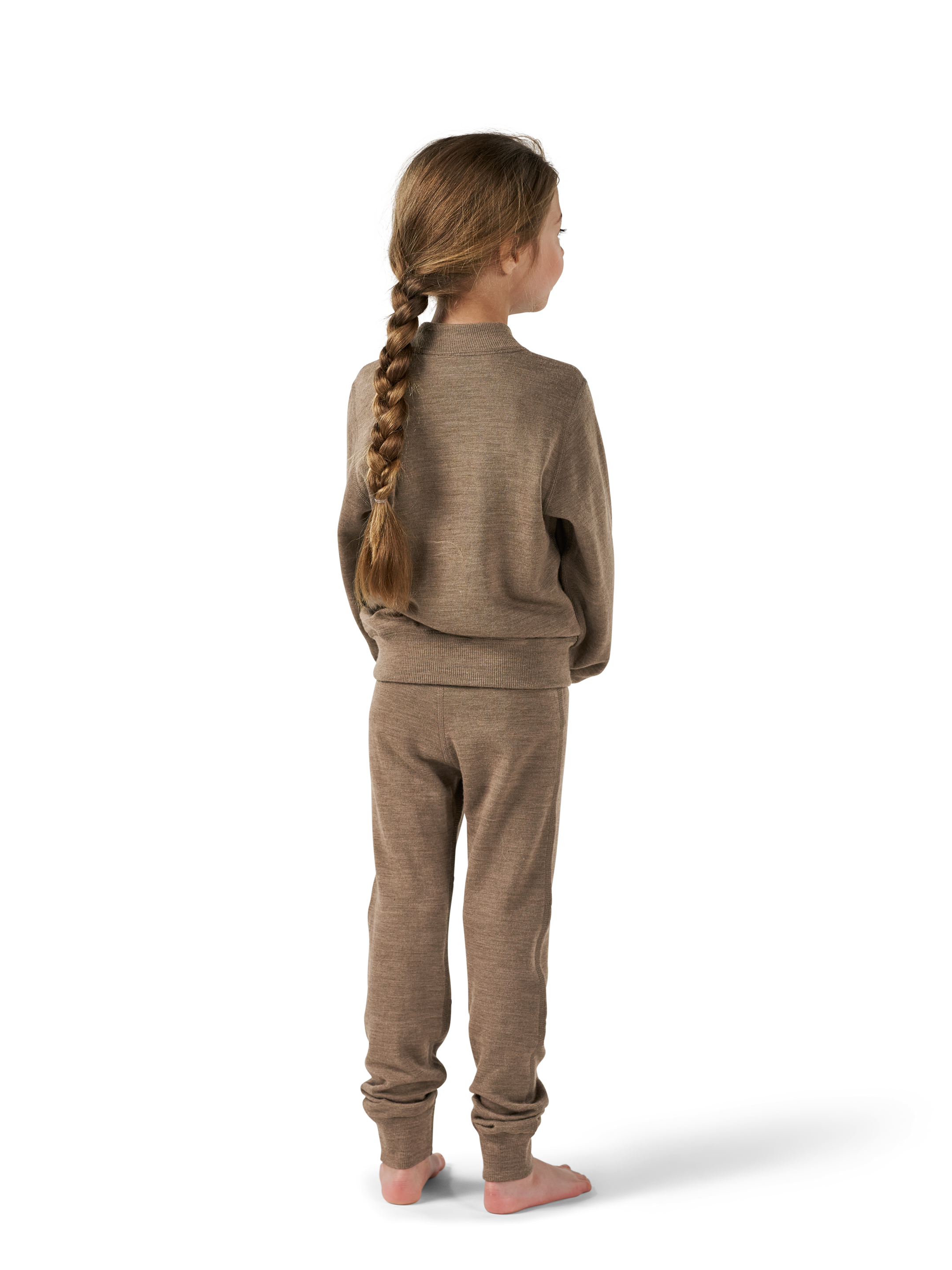 Broek van merinowollen terry voor kinderen
