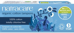 Natracare Cotton Tampons Regular 20ST