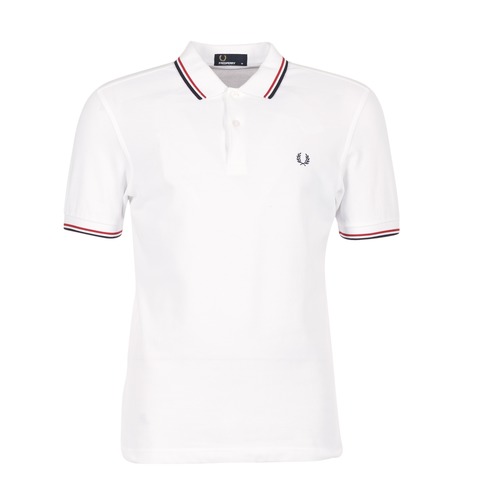 Fred Perry - THE FRED PERRY SHIRT - Blanc / Rouge