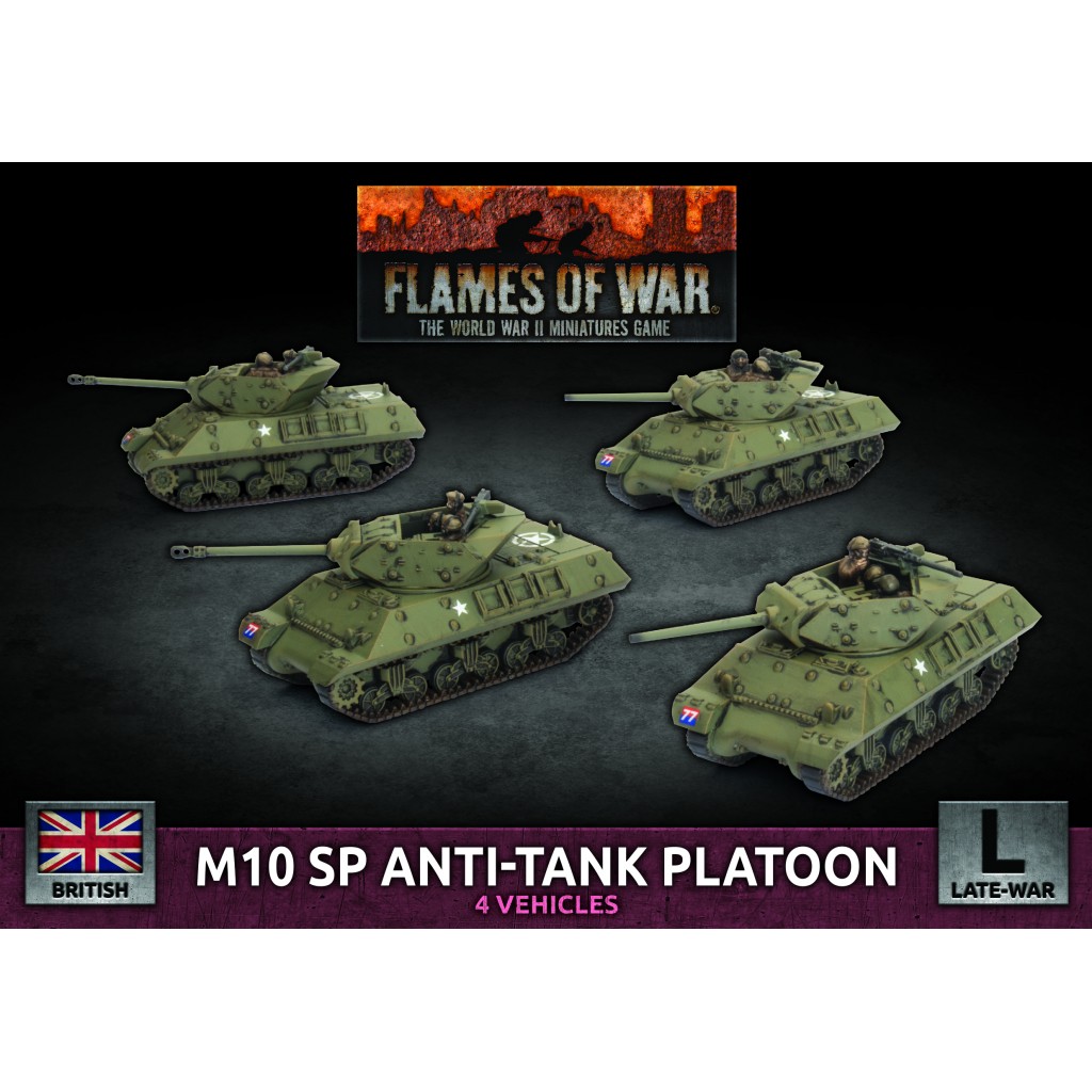 Flames of War - British - M10 SP Anti-tank Platoon