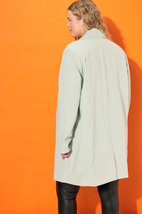 Longblazer, Oversize Loose Shape, feine Struktur
