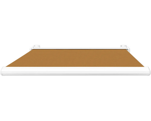 SOLUNA cassettescherm Exclusiv 2x1,5 design S2180 frame RAL 9010 zuiver wit aandrijving rechts incl. motor en wandschakelaar