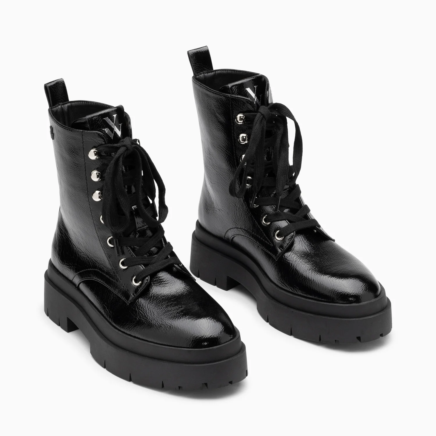 Bottines-Bottines rangers Madison noires à plateforme crantée