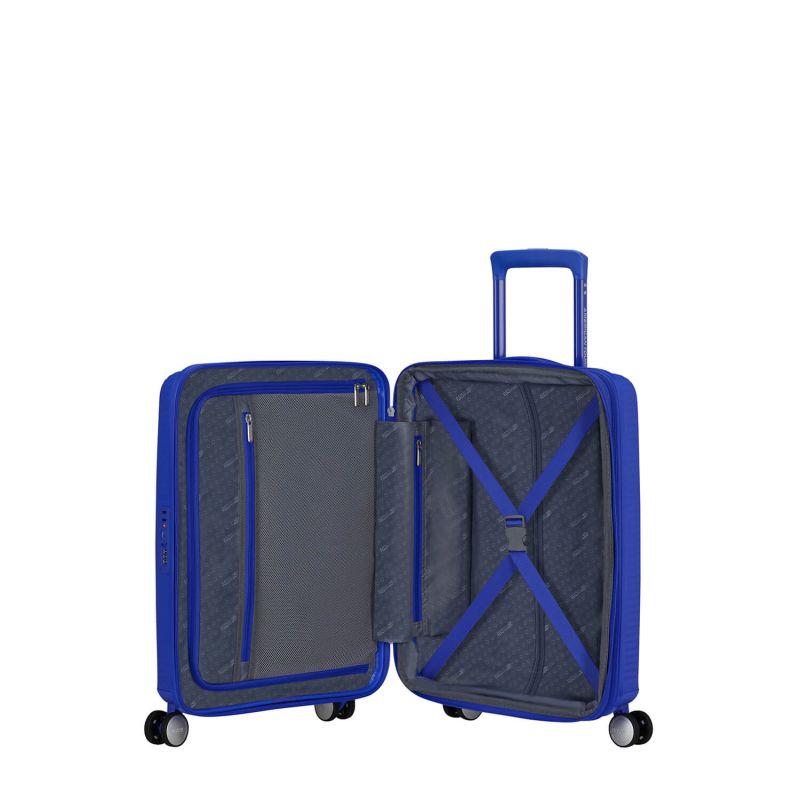 Valise cabine rigide Soundbox Extensible 55 cm Cobalt Blue