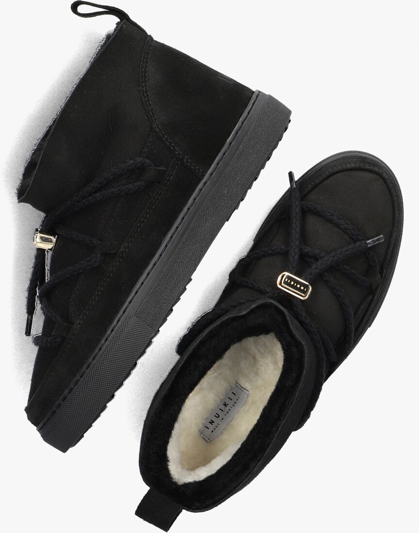 INUIKII zwarte inuikii vachtlaarzen classic low