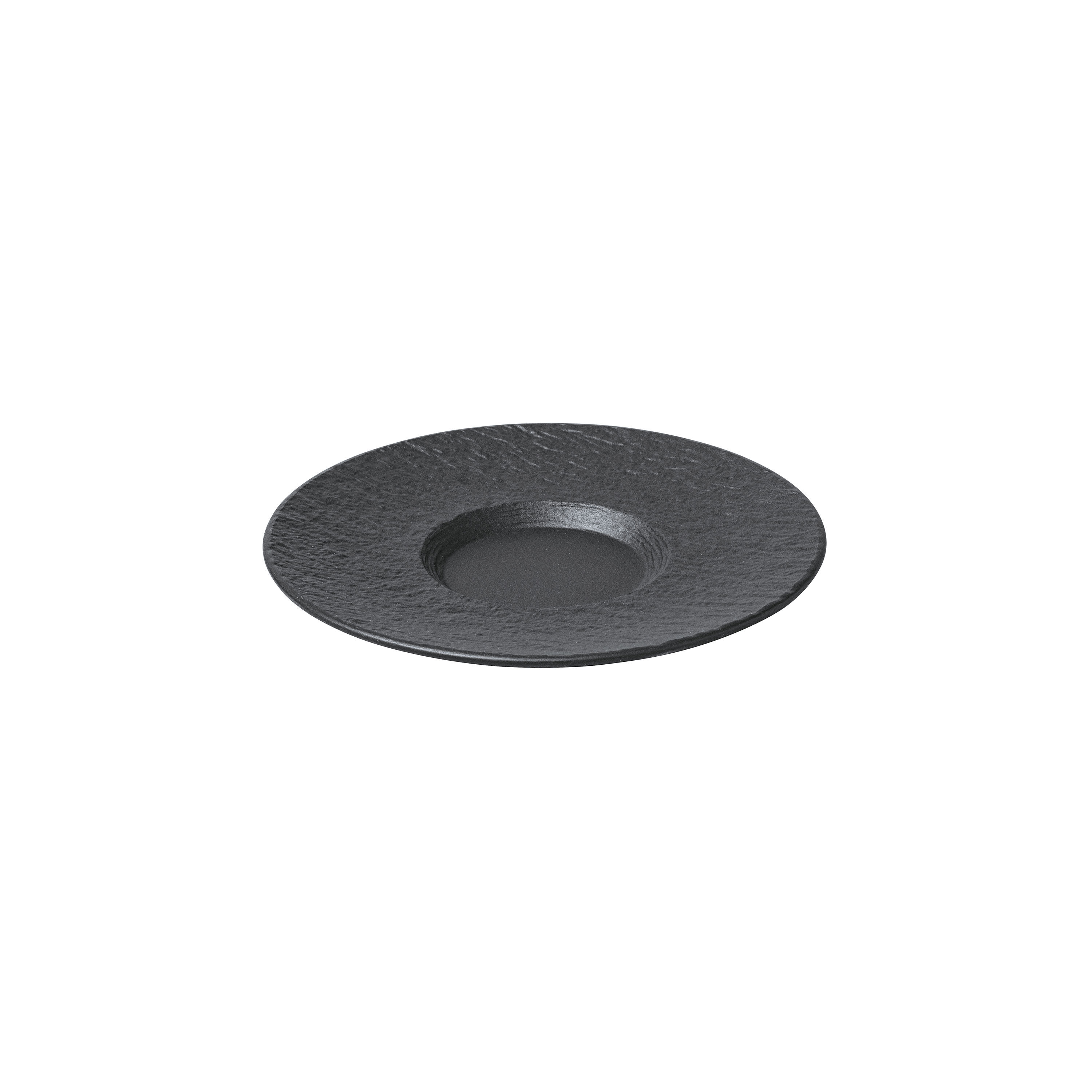 Manufacture Coffee cup saucer Black, 6.1'', Premium Porcelain