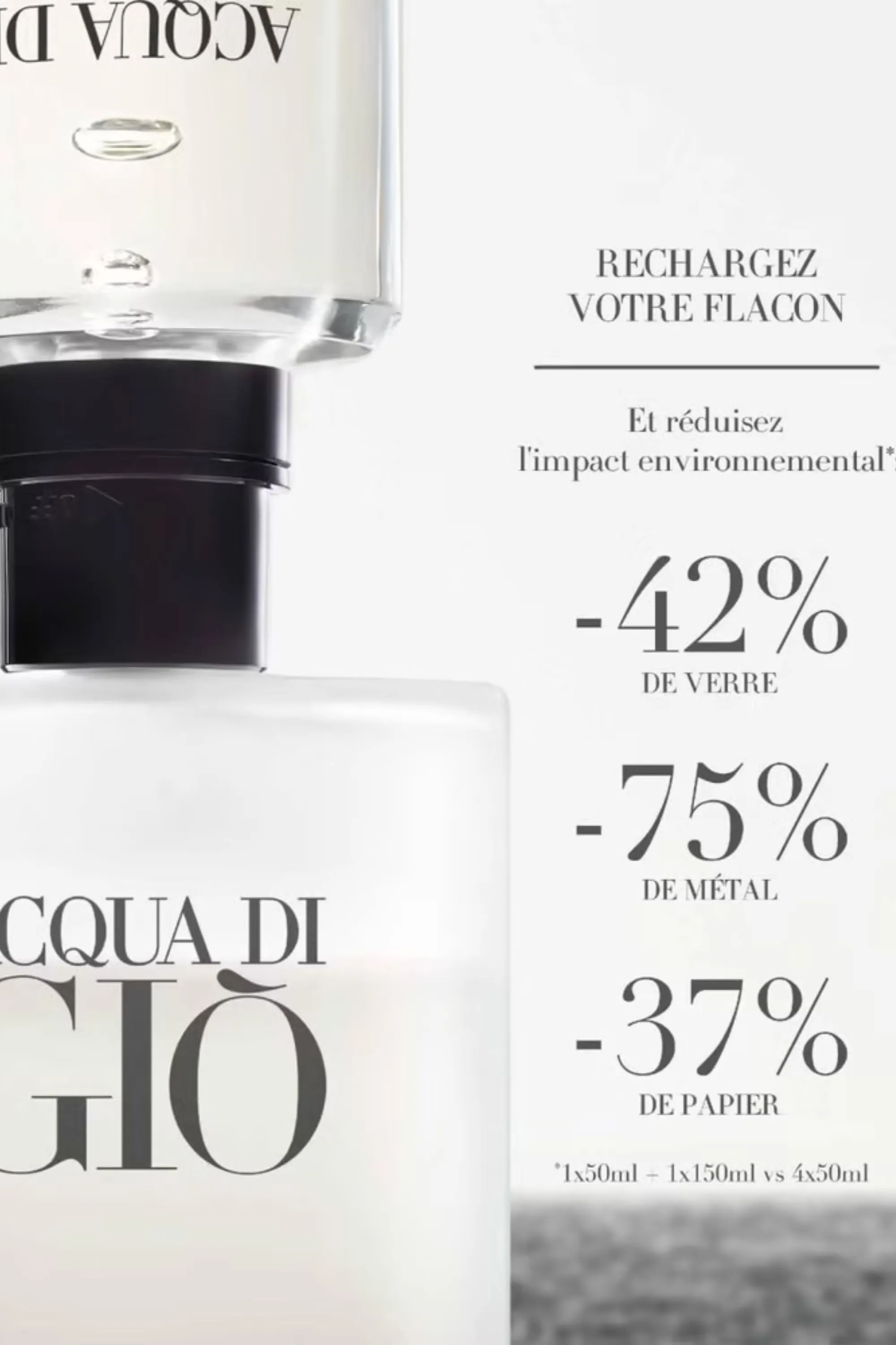 Armani Eau de Toilette Acqua di Giò rechargeable-100 ml