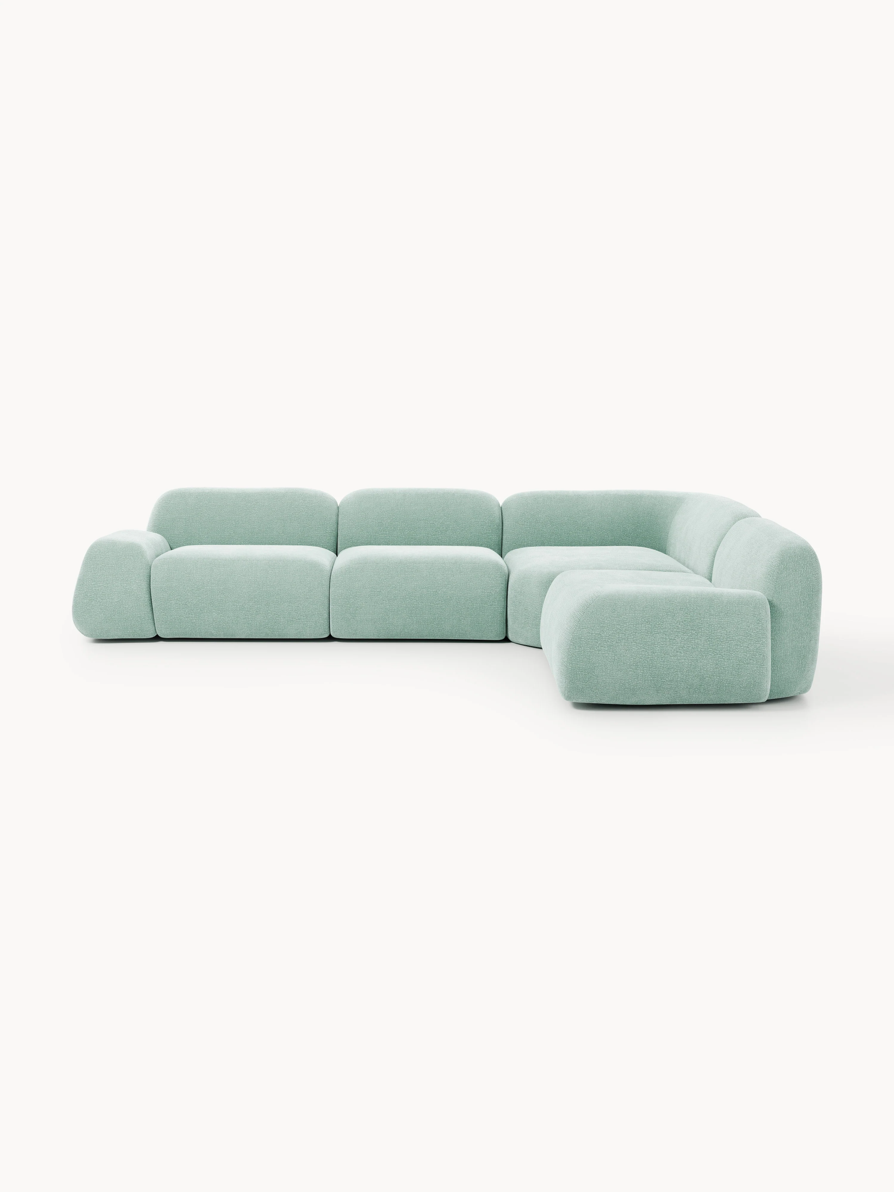 Modulaire hoekbank Wolke (4-zits)