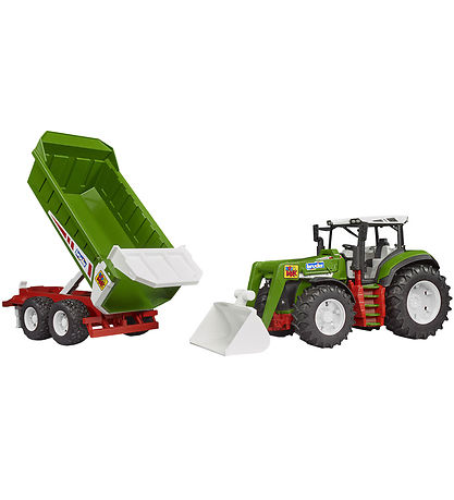 Bruder Traktor - RoadMax m. Frontl?sser og Trailer - 03452