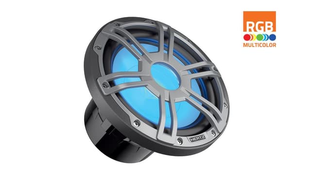 Hertz marine subwoofer m/RGB lys 250mm/10#34: