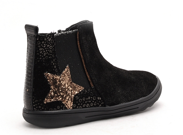 Bopy boots bottine enfant salamac noir