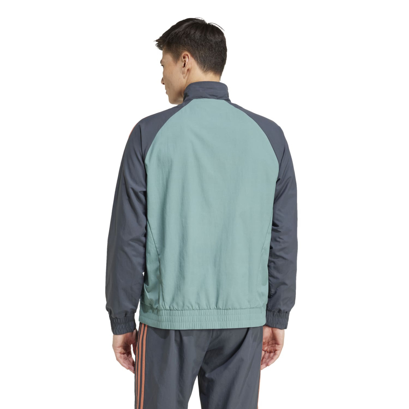 adidas Bayern München Culturewear Trainingspak Woven Full-Zip 2024-2025 Grijs Oranje Groen