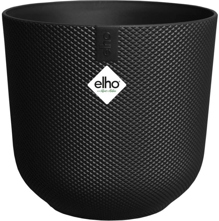 Elho bloempot Jazz zwart D 16,5 H 15,3 cm