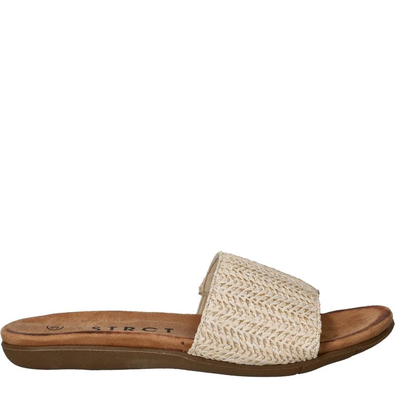 DSTRCT Slippers Beige Dames