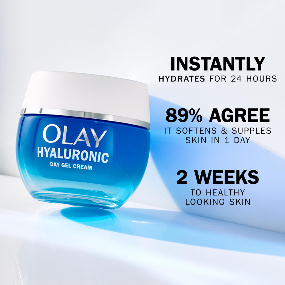 Olay Navulling Dagcrème Hyaluronic Parfumvrij50 ml