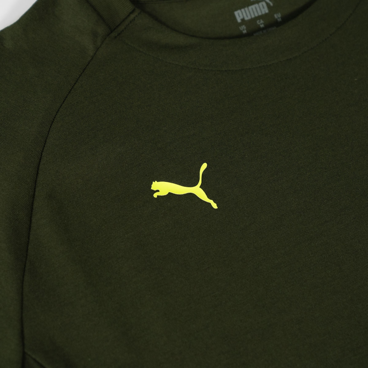 PUMA Borussia Dortmund Pumatech Zomerset 2024-2025 Donkergroen Olijfgroen Geel