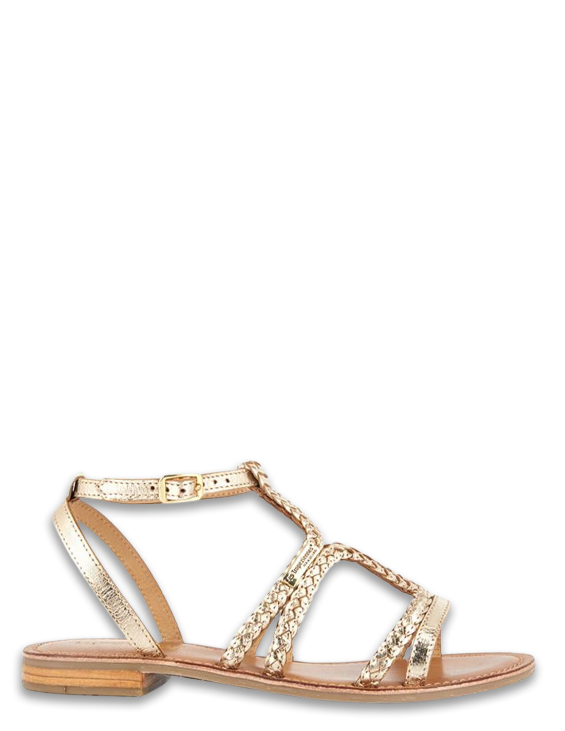 Les tropeziennes par M.Belarbi Sandales Femme Bongo cuir Or