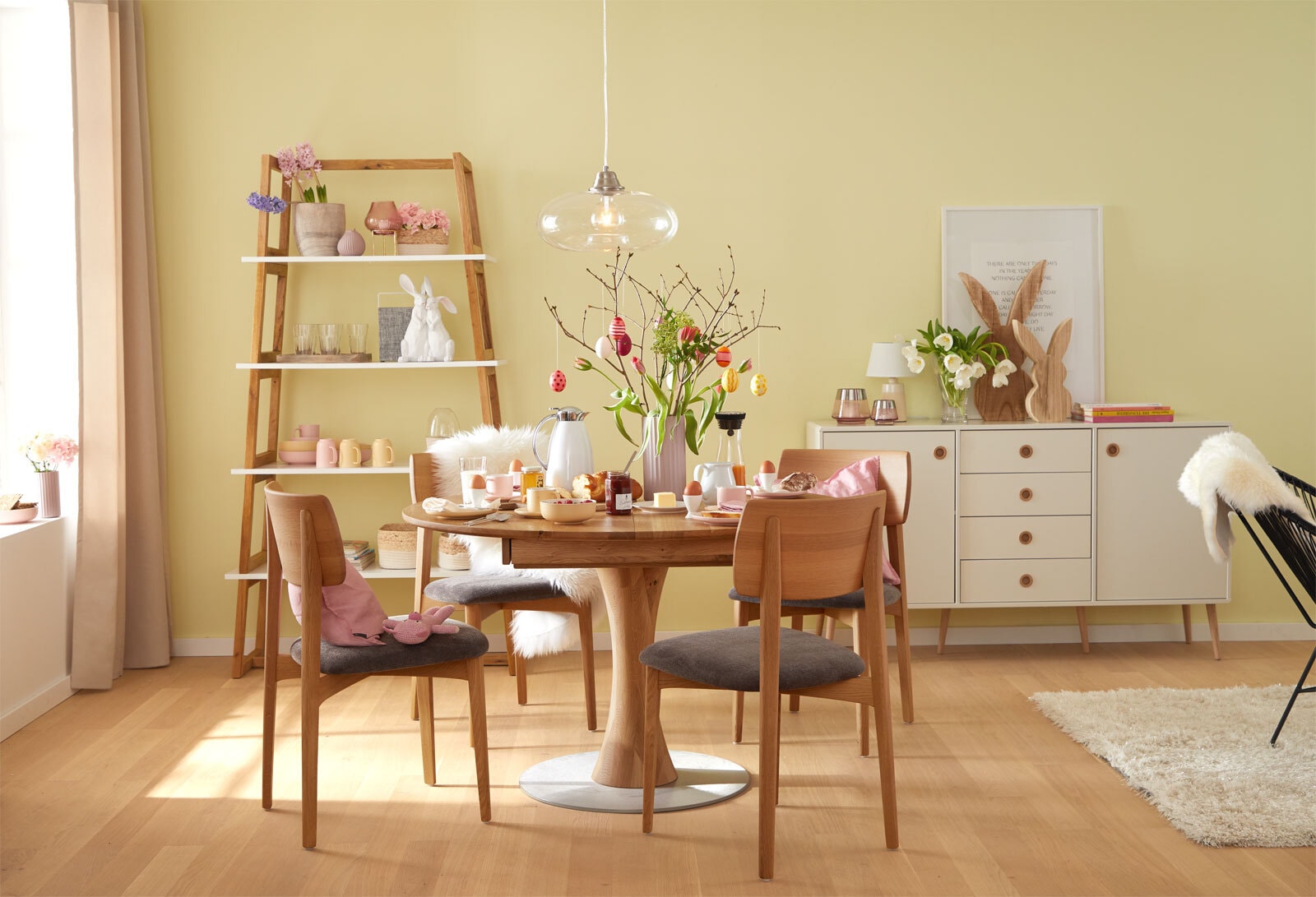 ESPRIT Ösenschal HARP 140 x 250 cm beige