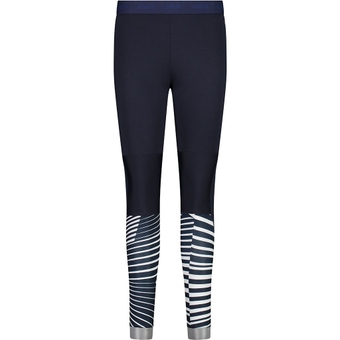 CMP Long Tights Black Blue Damen