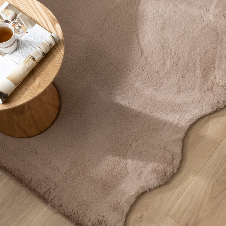 Hoogpolig vloerkleed - Comfy Supreme Wavy Taupe