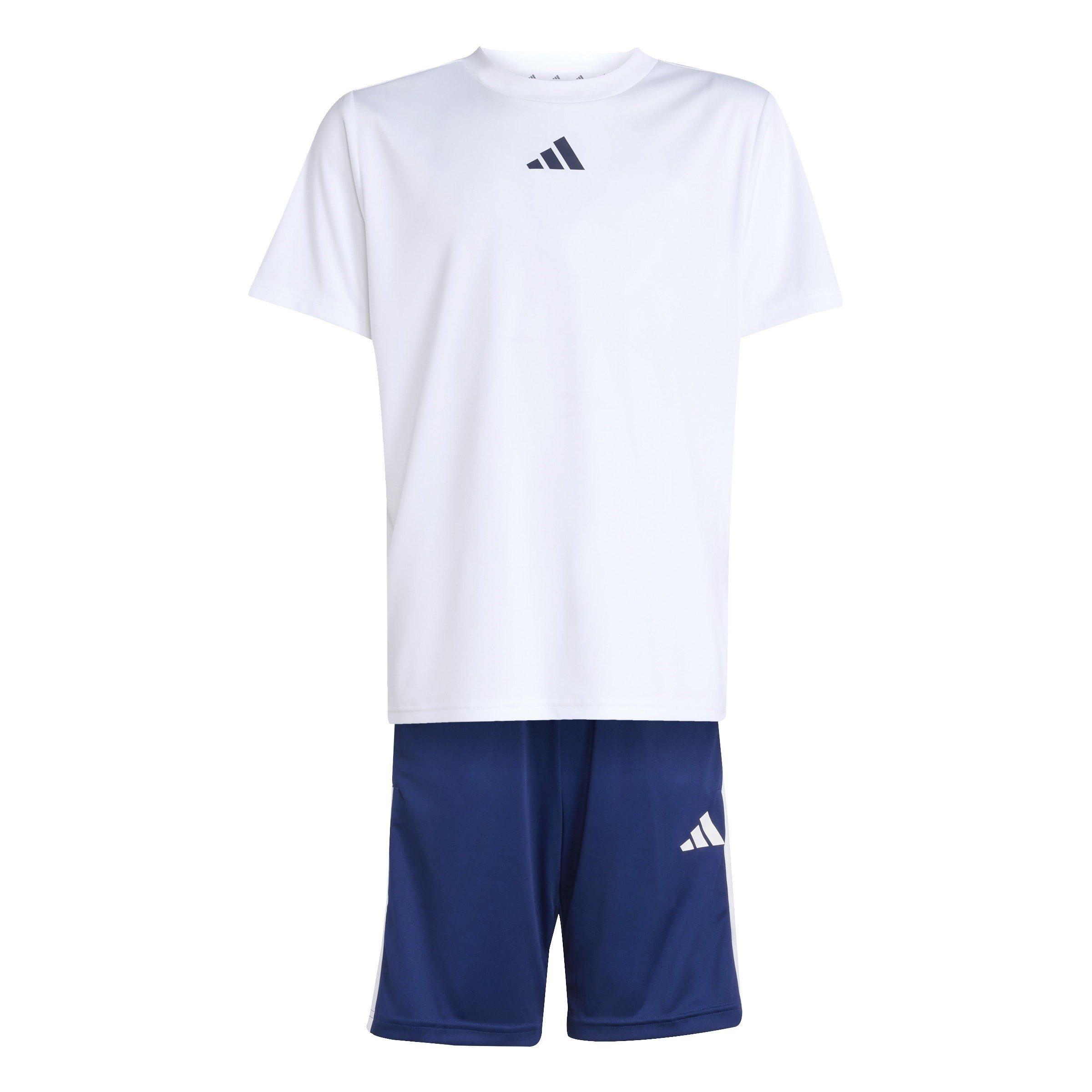 adidas Train Essentials 3-Stripes T-Shirt Set Juniors