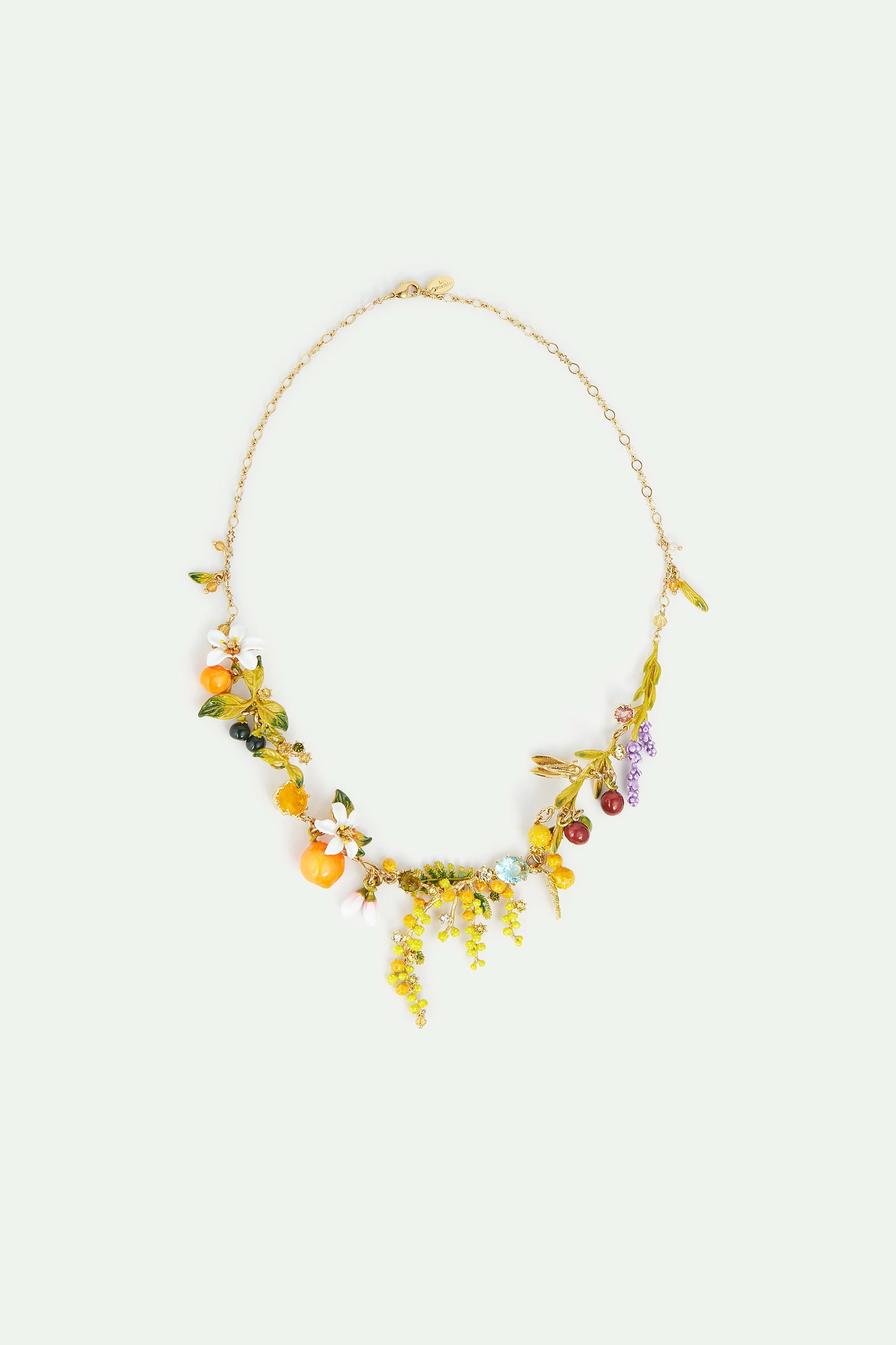 Collier plastron bouquet du jardin de provence | Multicolore