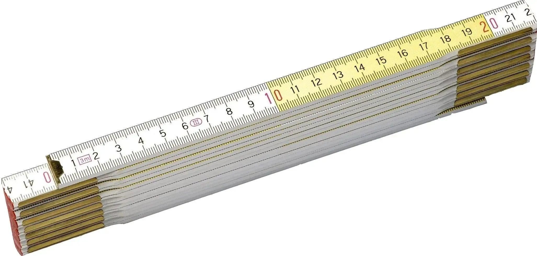 Stanley 0-35-458 Duimstok 2m - 15mm Geel/Wit