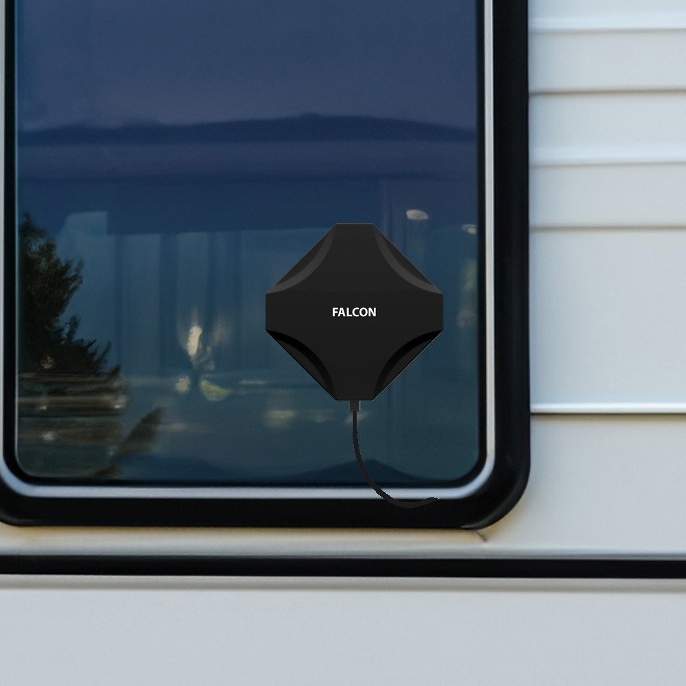 Falcon DIY 4G LTE tragbare Internet Fensterantenne inkl. mobilen 150 Mbit WLAN-Router