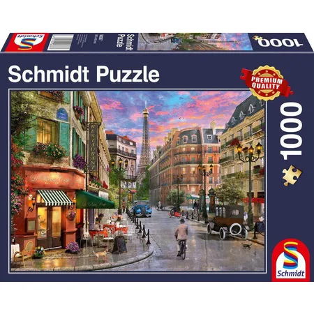Schmidt Spiele Puzzle - Straße zum Eiffelturm, 1.000 Teile