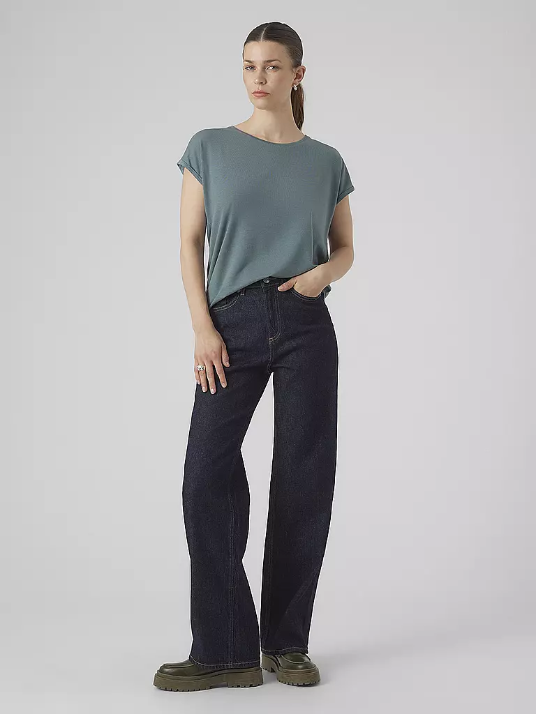 VERO MODA T-Shirt VMAVA petrol