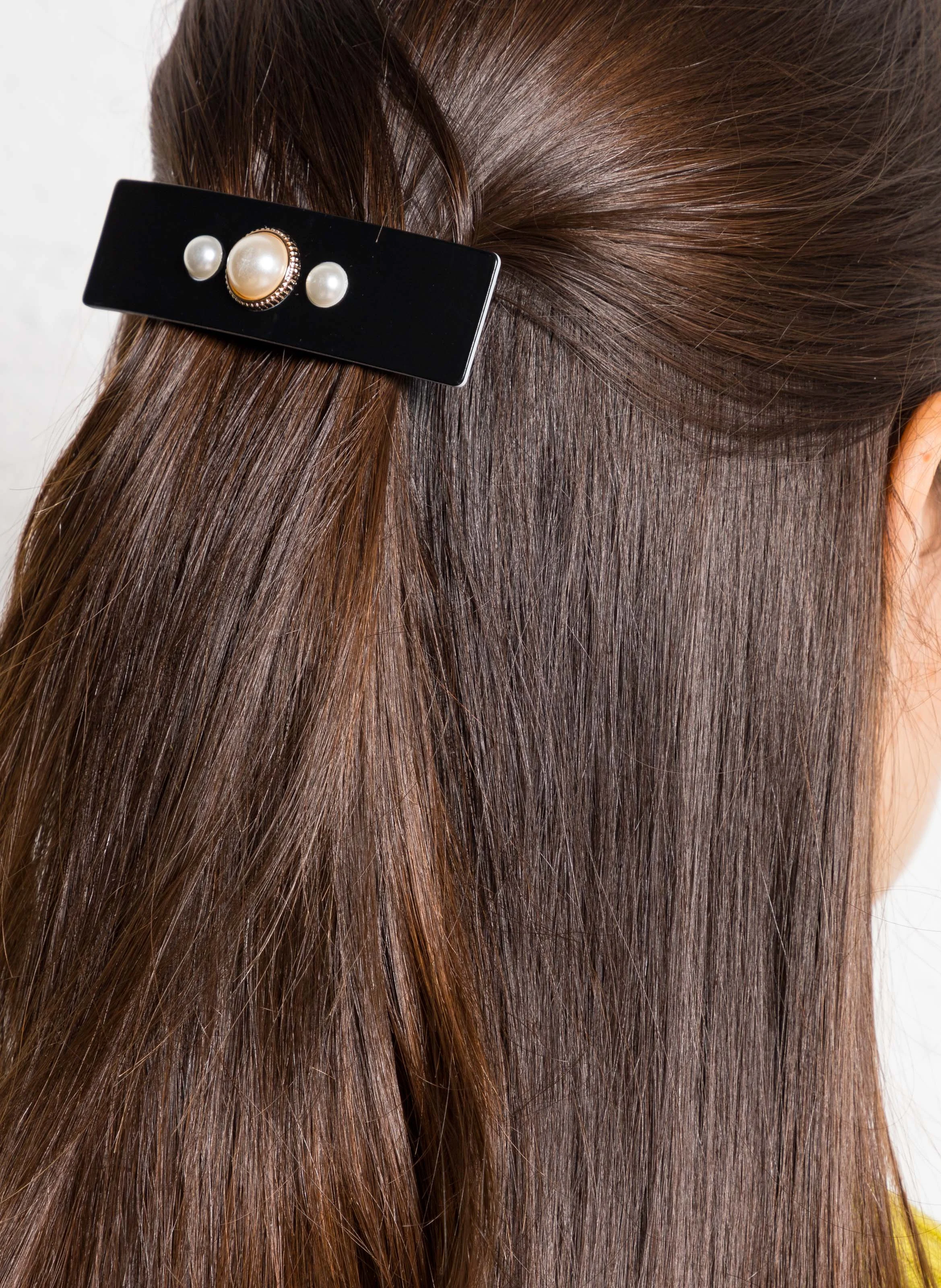 Barrette pour cheveux | Noir