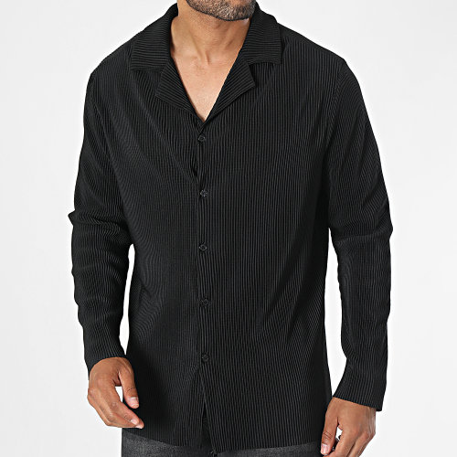 Chemise Manches Longues Noir