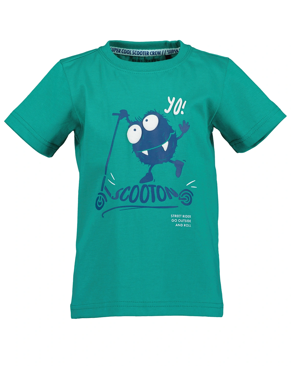 T-Shirt MONSTER SCOOTON in lagune