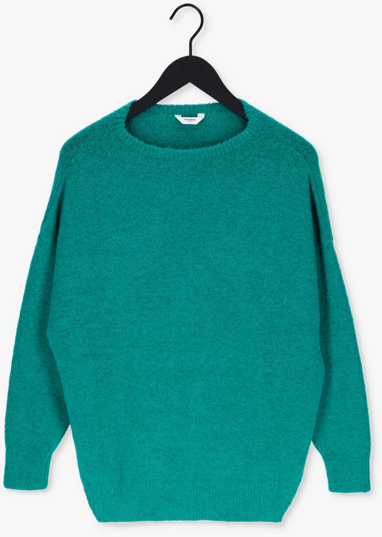 PENN & INK groene penn & ink trui pullover splitt